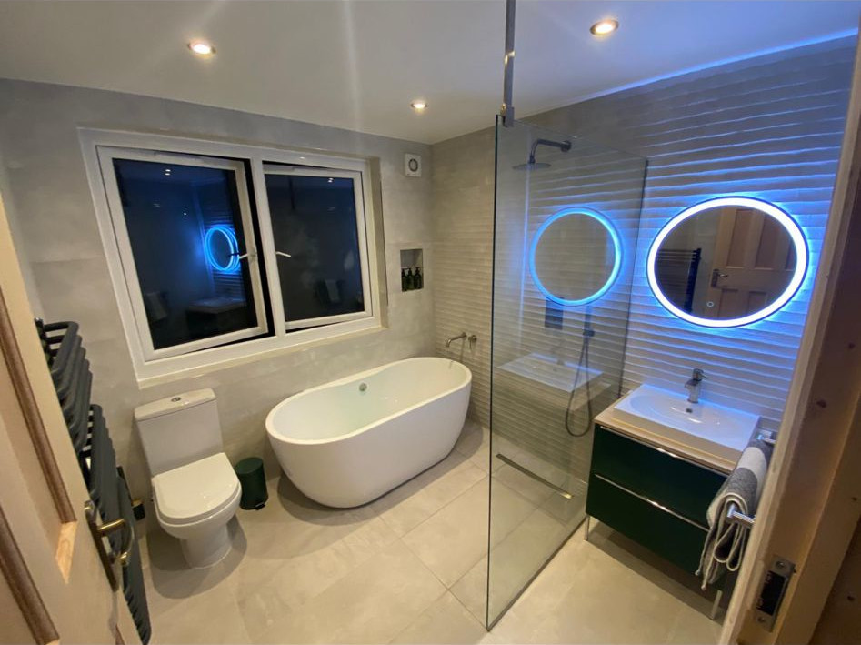 featured bathroom installation work