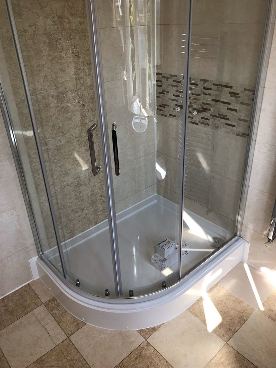 bathroom walk in shower