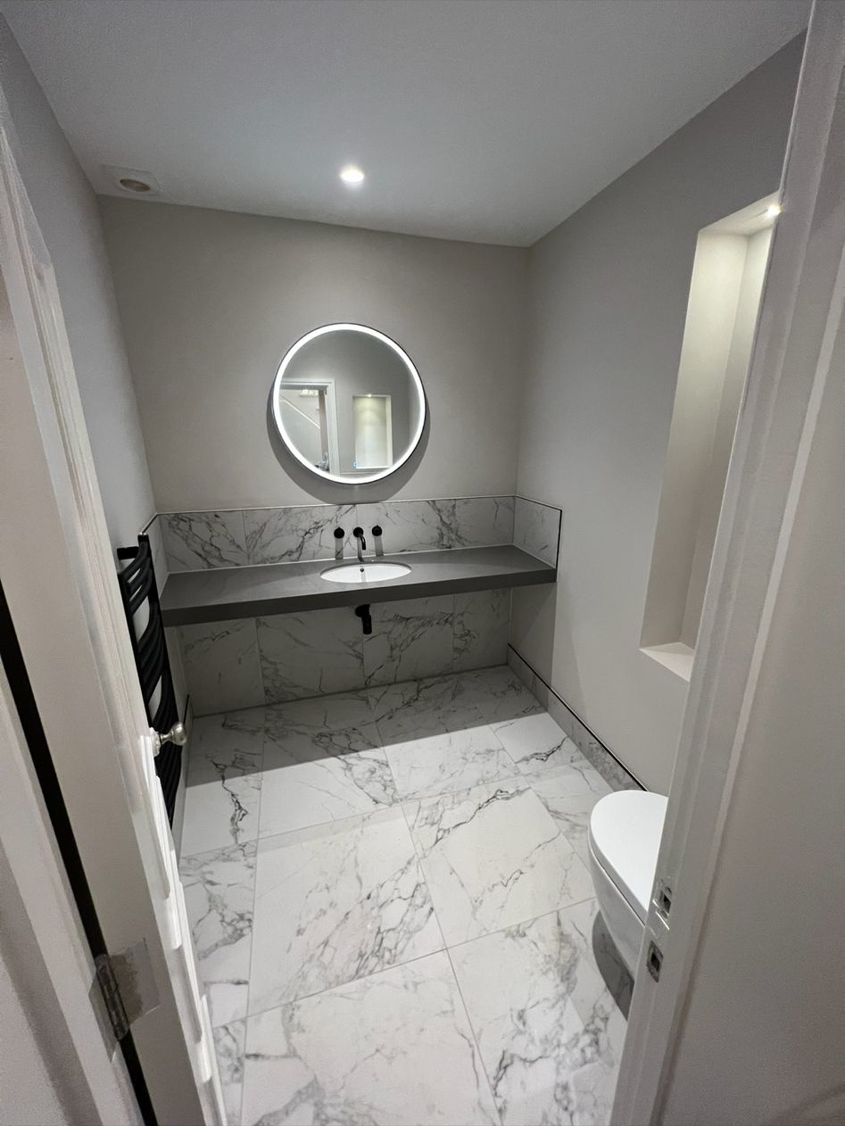 washroom installation
